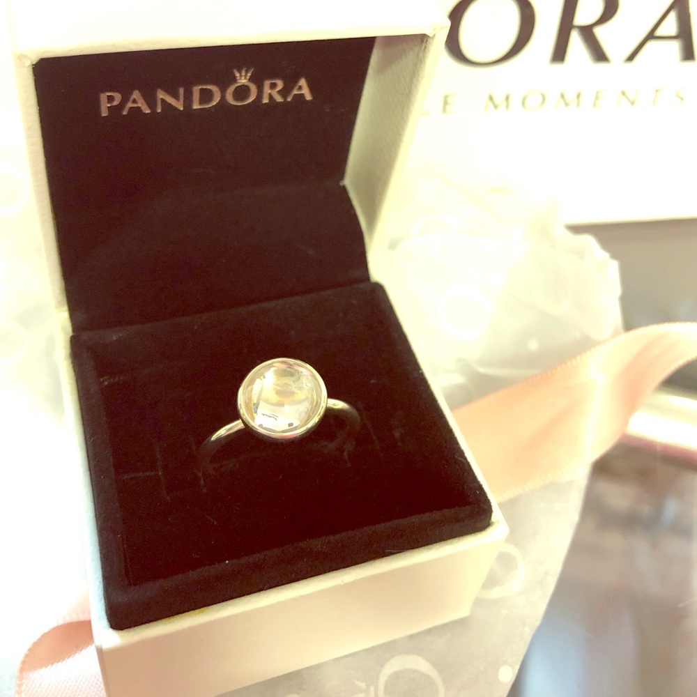 Brand New! Authentic Pandora Poetic Droplets Ring